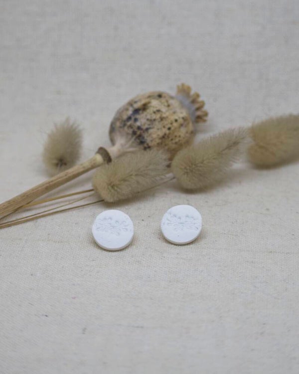 Ronde big botanical studs