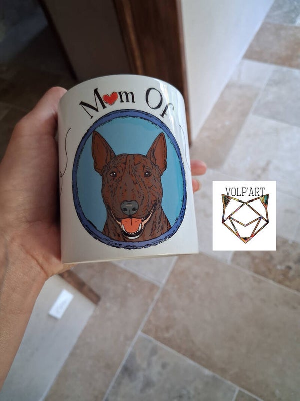 Bull Terrier - Mom of Bull Terrier Bringé - Mug