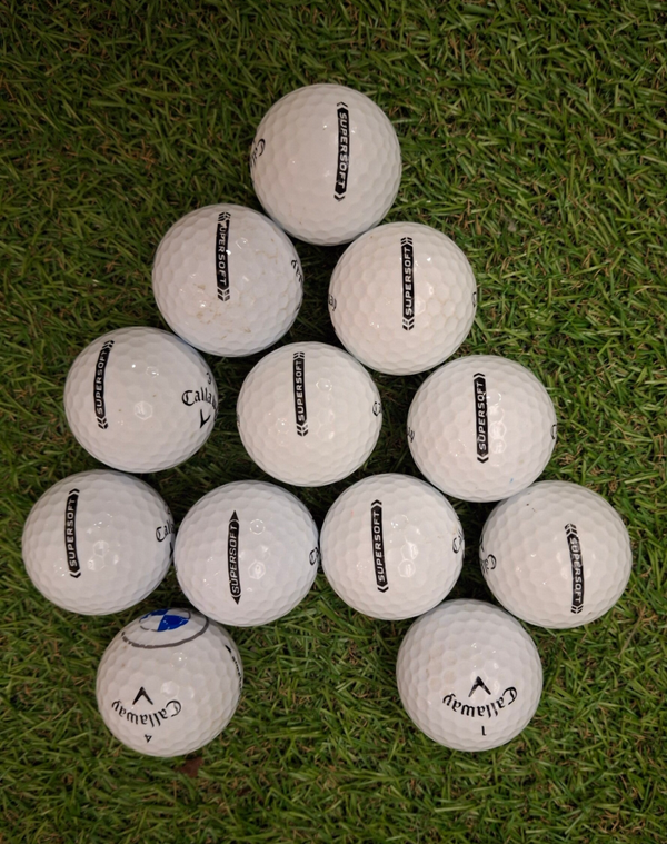 12 CALLAWAY SUPERSOFT grade A