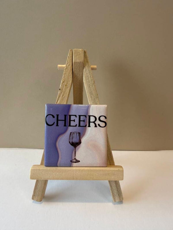 Mini tegeltje cheers