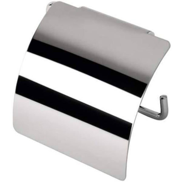 Geesa Hotel closetrolhouder met klep chroom