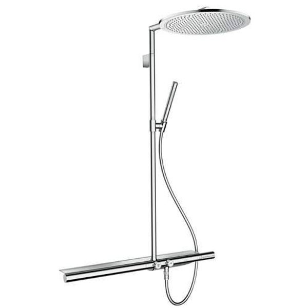 Hansgrohe Axor showerpipe 800 met douchethermostaat, hoofddouche en handdouche chroom