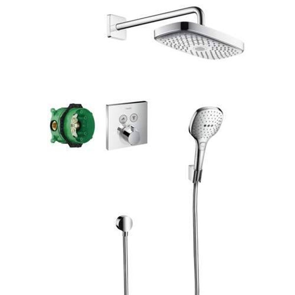 Hansgrohe Raindance Select E inbouw douchesysteem met  ShowerSelect thermostaat