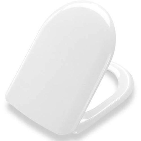 Pressalit 300 closetzitting met deksel wit voor staand closet scharnier BT8