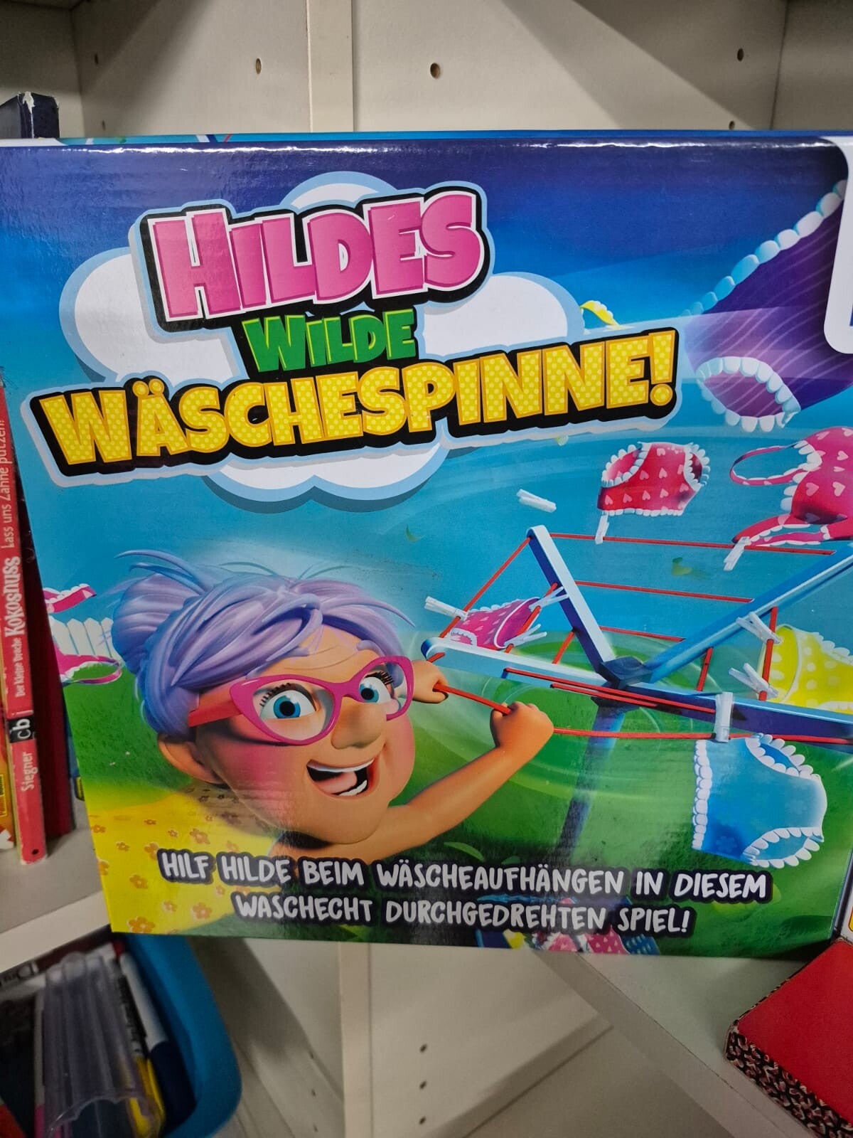 Das verrückte Wäschespinnenspiel