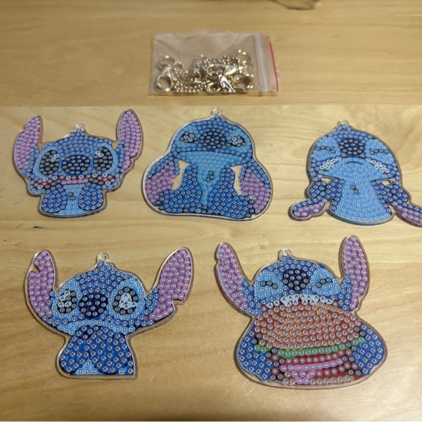 Sleutelhangers stitch