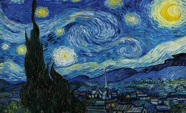 Fotobehang De Sterrennacht | Vincent van Gogh | Fotobehangkoning.nl