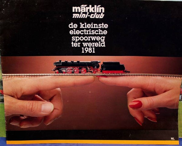 Märklin Mini Club Z-spoor catalogus 1981 NL.