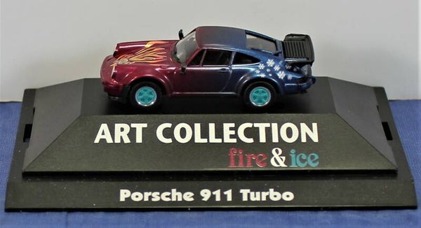 Herpa Art Collection fire & ice 1/87 H0 045094 Porsche 911 Turbo.