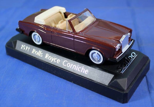 Solido 1 /43  1511 Rolls-Royce Corniche Convertible Mk I bruin 1974-1977