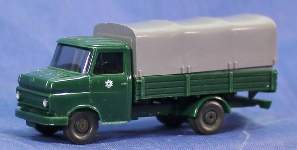 Wiking H0 1035/4E Opel Blitz polizei manschaftswagen.