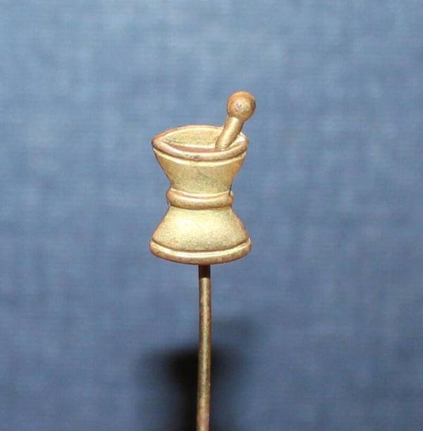 Speldje apotheker vijzel (mortier)