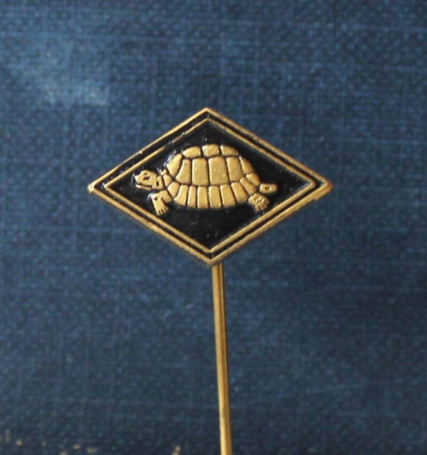 Speldje Schildpad W. v. Veluw (zwart)