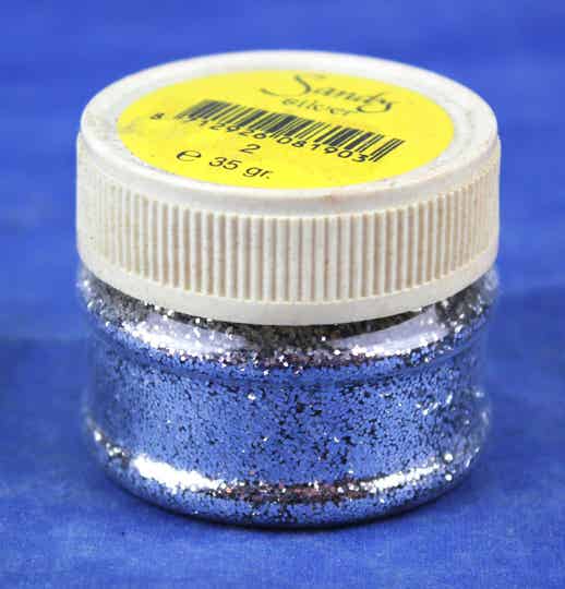 Glitter Sandy silver no. 2.
