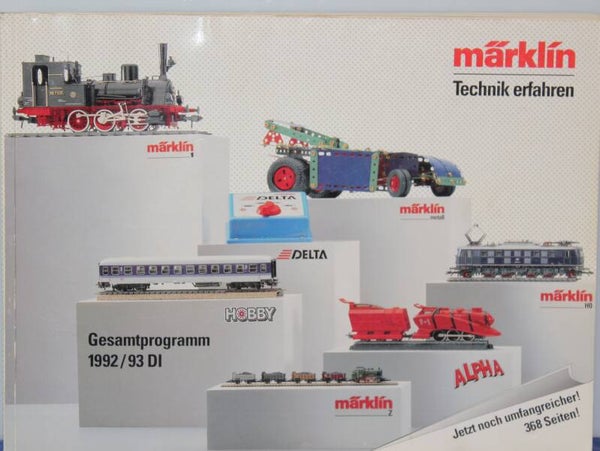 Marklin catalogus 1992/93 DI.