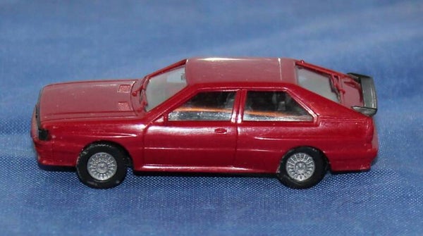 Herpa H0 Audi Quattro, rood.