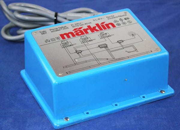 Marklin 6611 AC verlichting/ voeding transformator 40 VA.