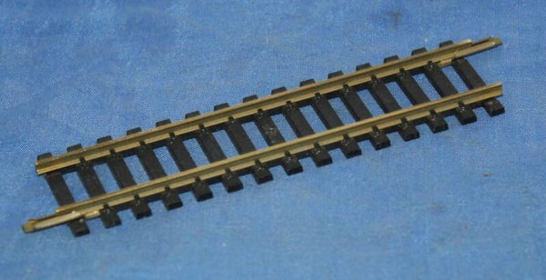 Jouef H0 475/2 Rechte rail 108 mm messing.
