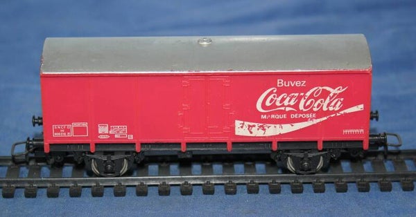 Jouef H0 6265 Gesloten goederenwagen SNCF HI ‘Coca Cola’.