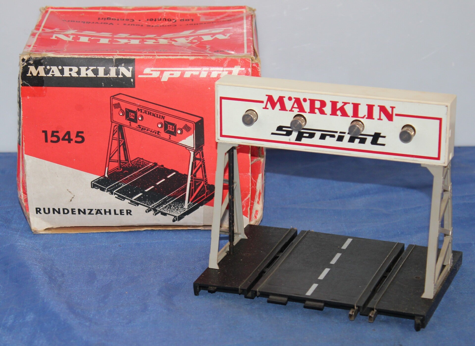 Marklin Sprint 1545 Rondenteller van metaal.