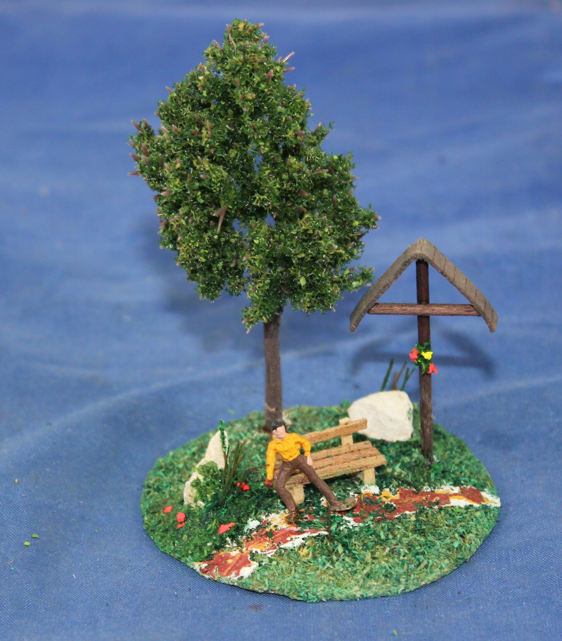 Scenery H0 mini diorama ‘langs het pad 1’.