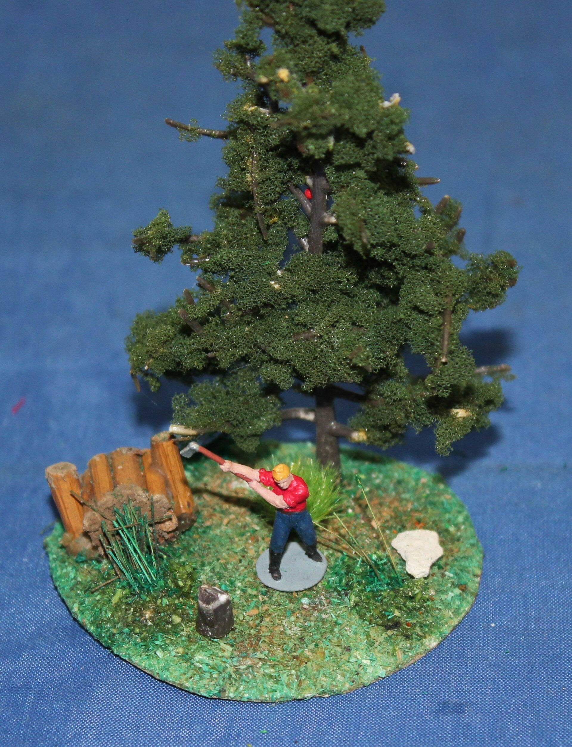 Scenery H0 mini diorama ‘houthakker 1’.