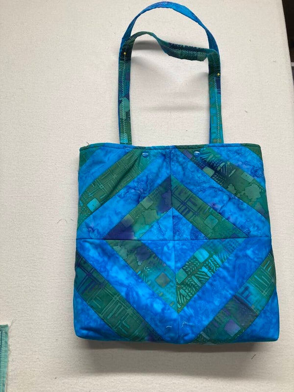 Blue Batik Tote