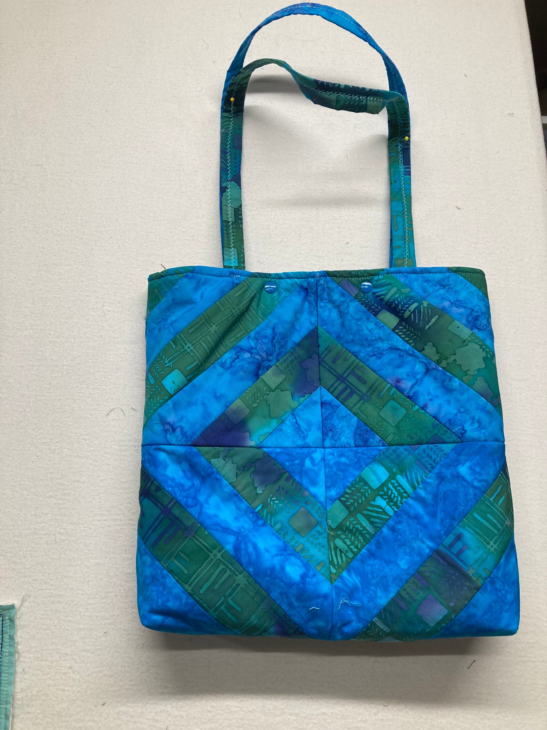 Blue Batik Tote