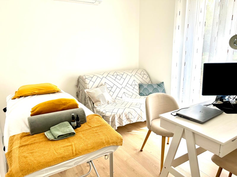 salle dédiée à la naturopathie etréflexologie et à la naturopathie