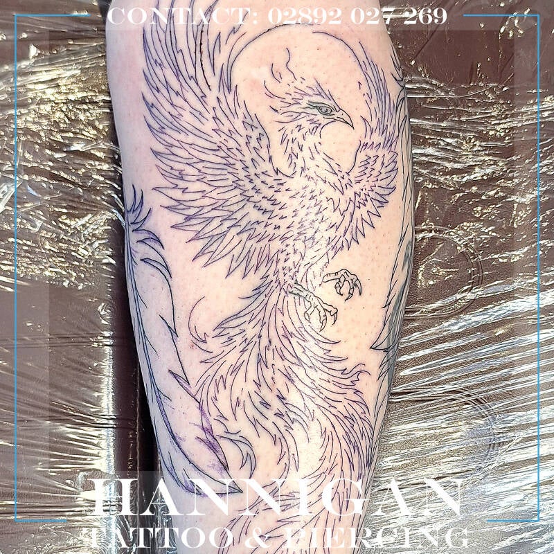 pheonix arm tattoo