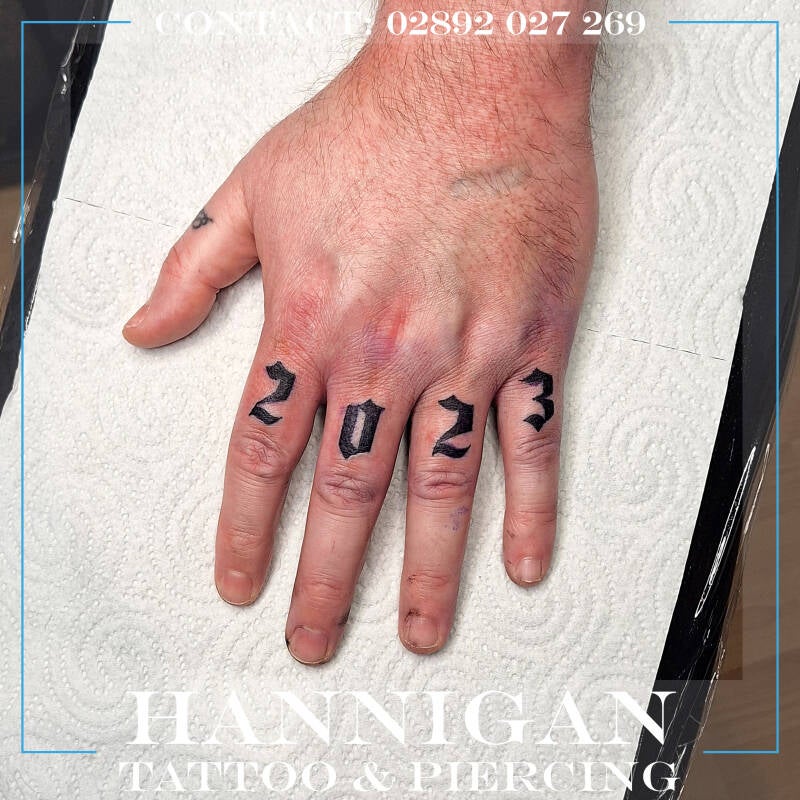 2023 knuckles tattoo, newyears