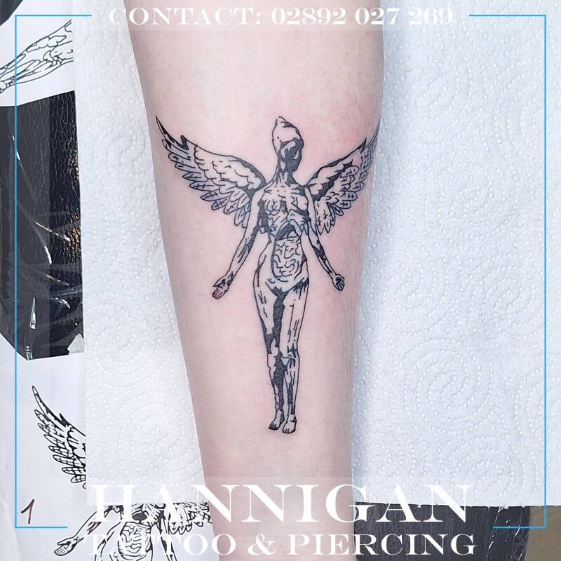 Nirvana music tattoo