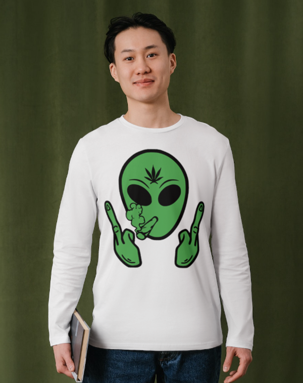 alien weed t-shirt