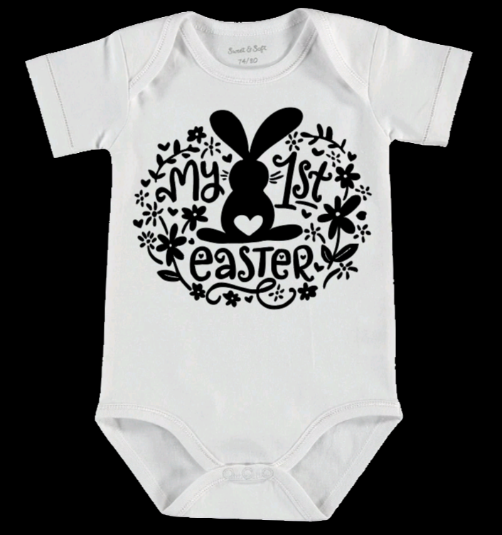 my 1st easter romper    div kleuren
