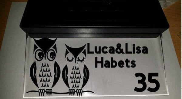 uiltjes huisnummerbord