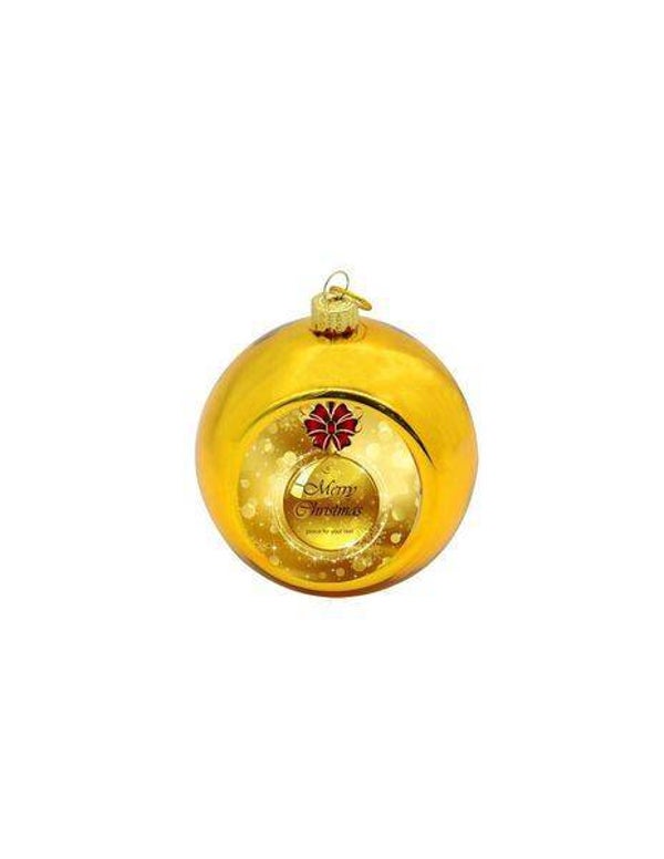 foto kerstbal goud