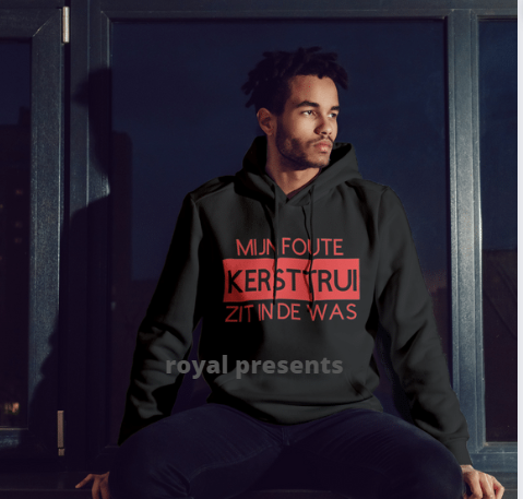 mijn foute kerst trui zit in de was men t-shirt of hoodie