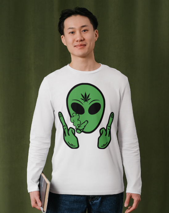 alien weed t-shirt