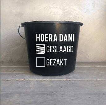 hoera geslaagd emmer
