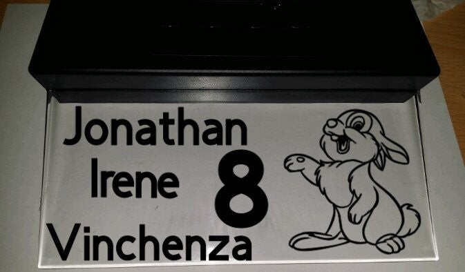 konijn huisnummerbord