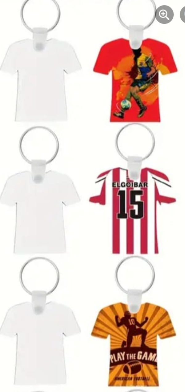 t-shirt sleutelhanger voor foto