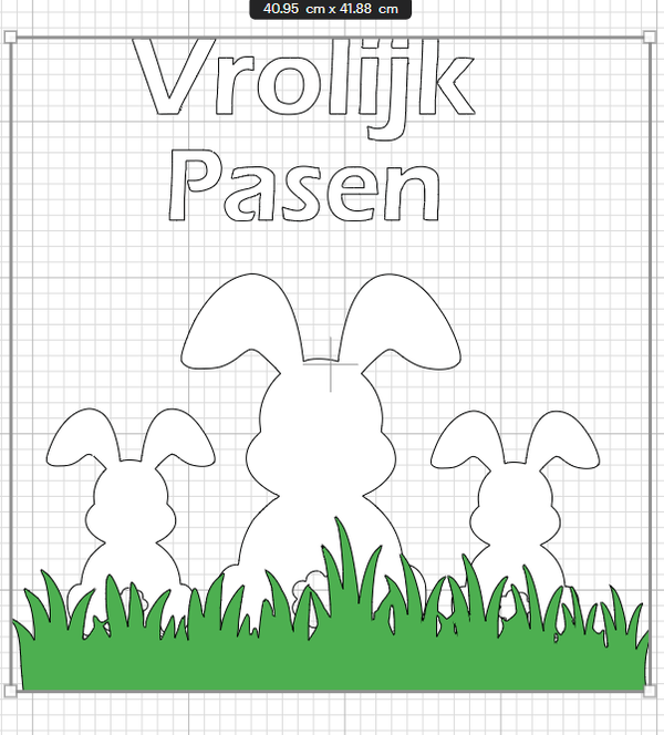 raamsticker vrolijk pasen
