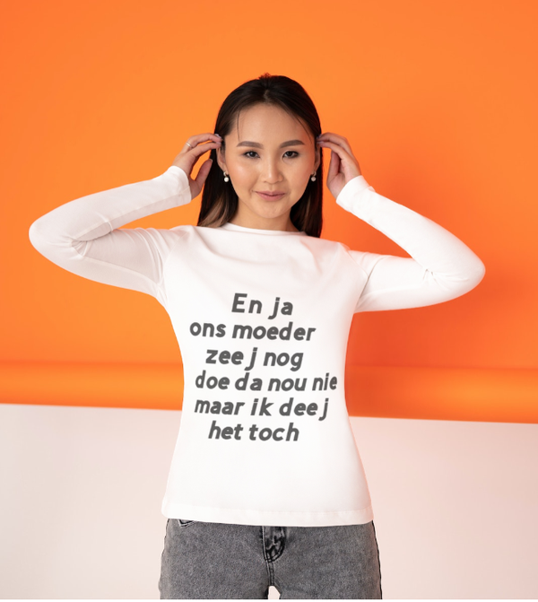 ons moeder zeej nog t-shirt