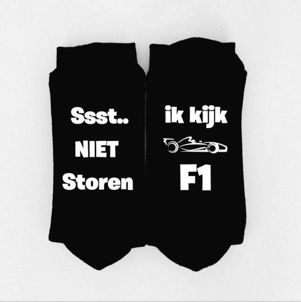 ssst niet storen ik kijk f1