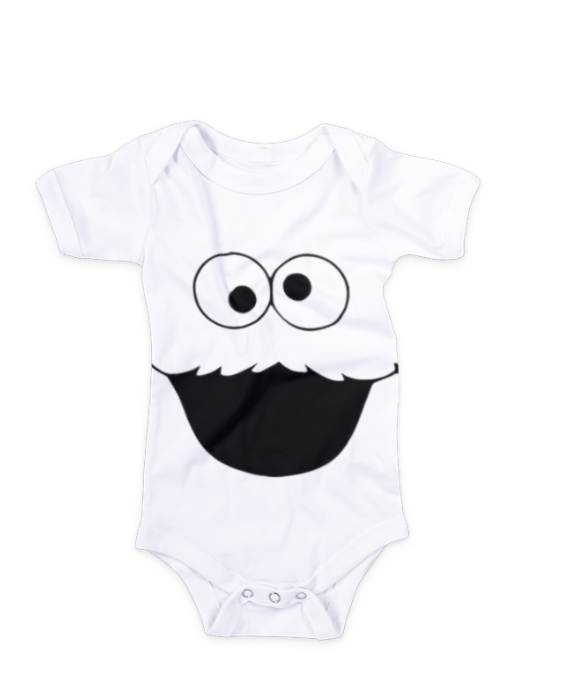 cookie monster romper