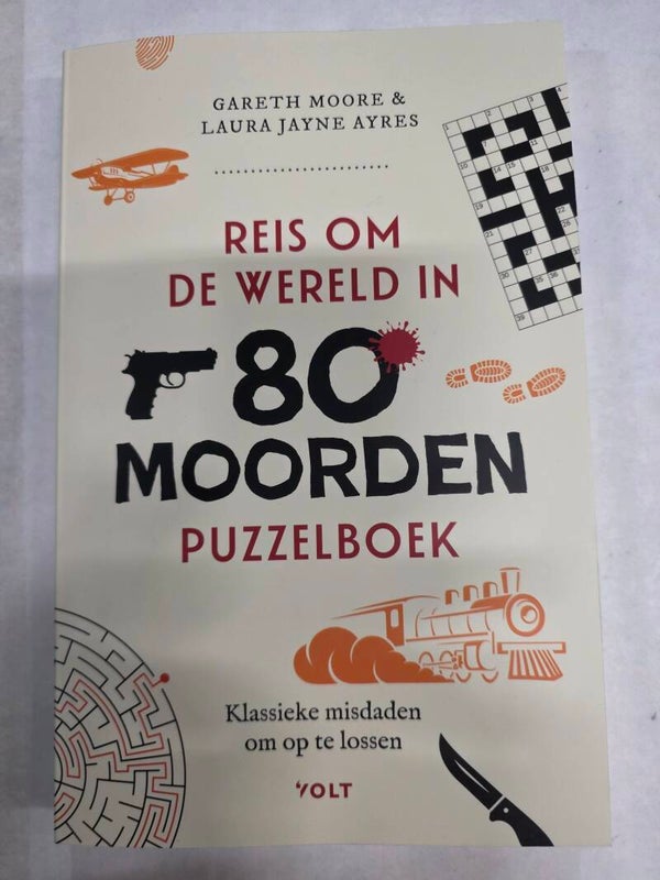 Reis om de Wereld - 80 Moorden Puzzelboek