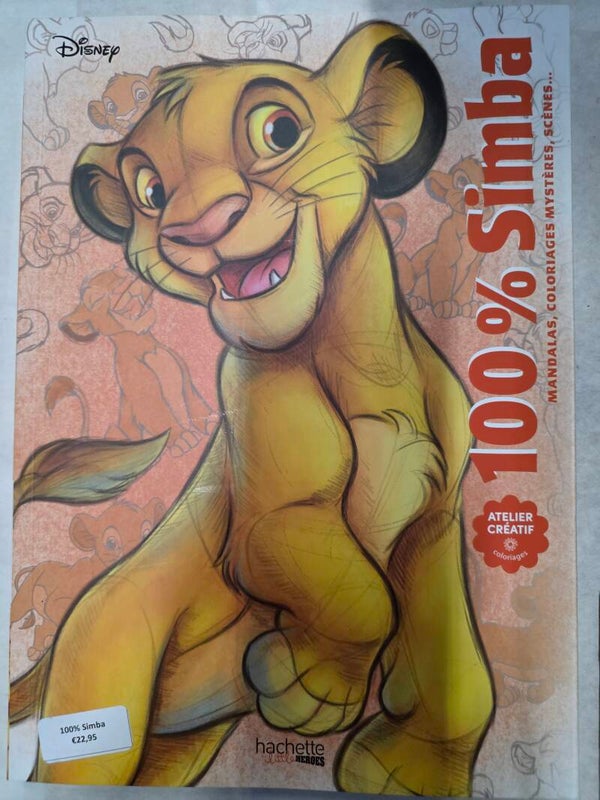 Disney - 100% Simba Mandala's / Mysterie Scenes / Kleuren op Nummer