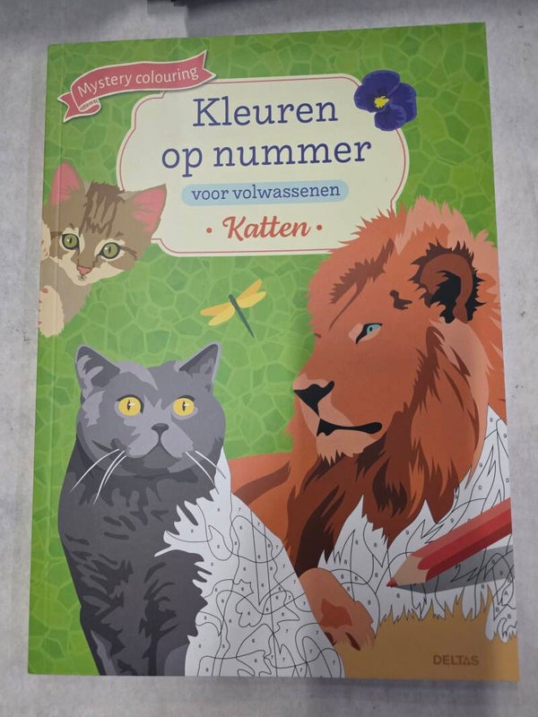 Kleuren op Nummer Katten