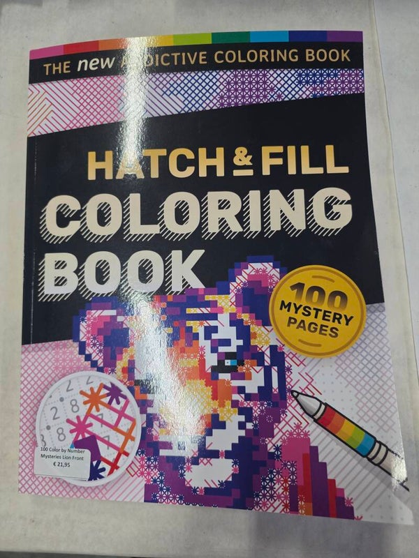Hatch & Fill Coloring Book