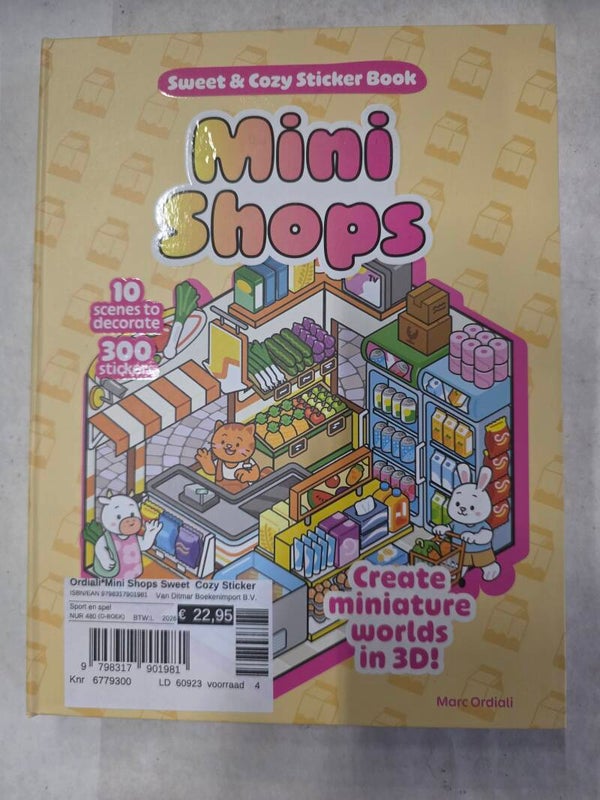 Sweet & Cozy Sticker Boek Mini Shops